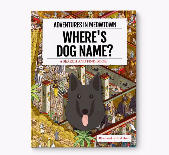 Personalised Belgian Shepherd Book: Where's Belgian Shepherd? Volume 2